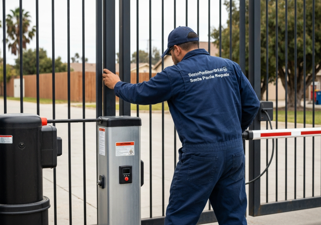 Gate access control by a technician